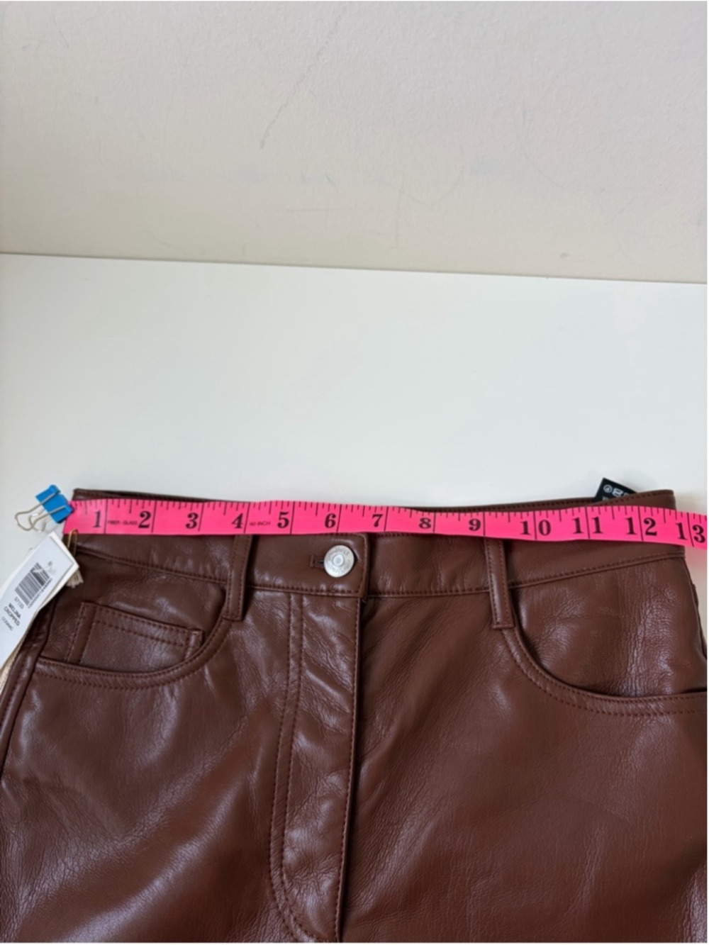 Aritzia The Melina Cropped Pant in Cognac Size 2 - Picture 12 of 15